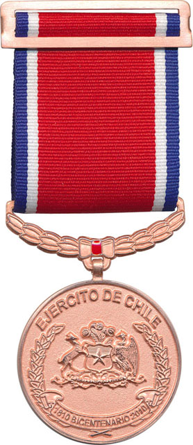 CONDECORACION EJERCITO BICENTENARIO -  3°  CLASE