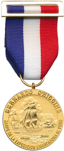 MEDALLA ESCUELA NAVAL REPUBLICA DE CHILE