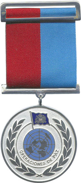MEDALLA AL MERITO POR SERVICIOS DISTINGUIDOS EN OPERACIONES DE PAZ 2°  CLASE