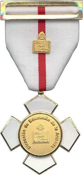 MEDALLA DIRECCIÓN DE EDUCACIÓN DE LA ARMADA 3°  CLASE